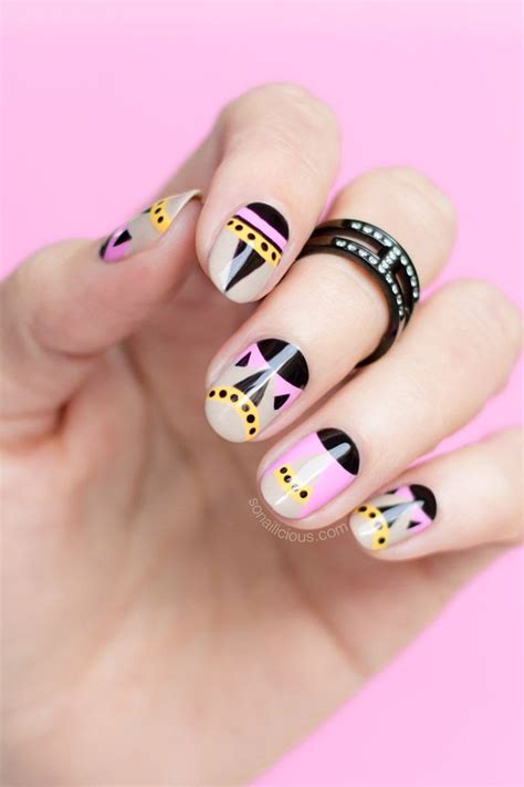 Nails of the Day: Tiny Monster Fendi Nail Art .